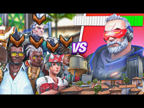 1 BUFFED Top 500 Soldier VS 5 Bronze Players - Who wins?! (ft. Kragie)