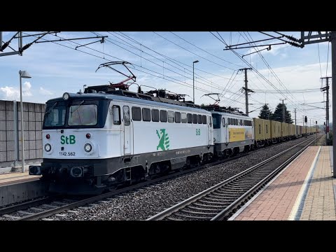 🇦🇹Zugverkehr/Trains at Pöchlarn 06.07.23
