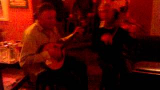 Tony Cullinan ,Eoin O Neill with Suzanne Leahy on da dance floor .Brogans Ennis, March 2012