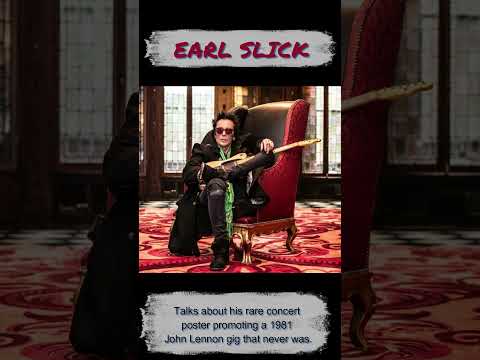 Earl Slick talks about his rare John Lennon concert poster promoting a 1981 gig that never happened.