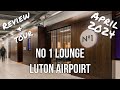 LUTON AIRPORT - No 1 LOUNGE - REVIEW & TOUR