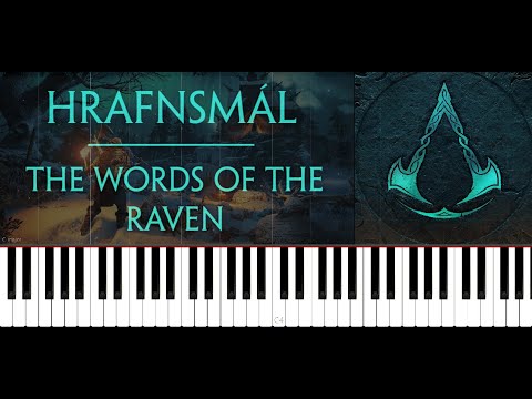 Assassin's Creed Valhalla OST - Hrafnsmál - The Words of the Raven - Einar Selvik - Piano Cover
