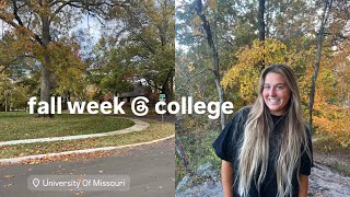 fall semester at the university of missouri vlog