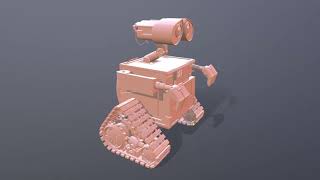 WALL-E: 3D Model Turnaround (WIP)