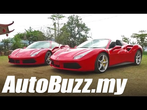 Ferrari 488 Spider V8 Turbo review in Chiang Rai, Thailand - AutoBuzz.my