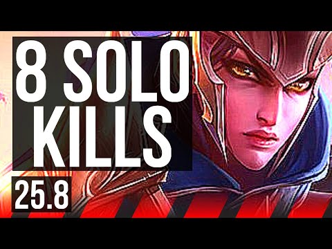 QUINN vs DARIUS (TOP) | 8 solo kills, Legendary | KR Diamond | 25.8