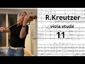R KREUTZER, Nr 11, 📕violin @ viola etude, F. Washington, viola.