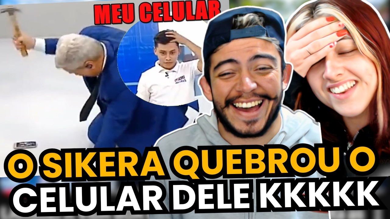 MELHORES MOMENTOS DO PROGRAMA DO SIKERA JUNIOR #5 | react