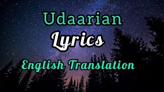 Udaarian(Lyrics)English Translation  Satinder Sart