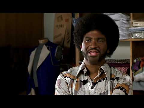 Aloysius fits Leon Phelps with a new German Chocolate Brown suit SCENE FROM THE LADIES MAN