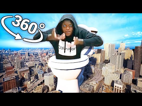 61 meme Toilet - City in 360° Video | VR / 8K | ( Six one meme )