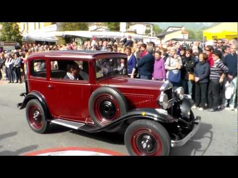 SFILATA MOTO E AUTOMOBILI STORICHE A DEMONTE (CN) 14 - 10 - 2012.