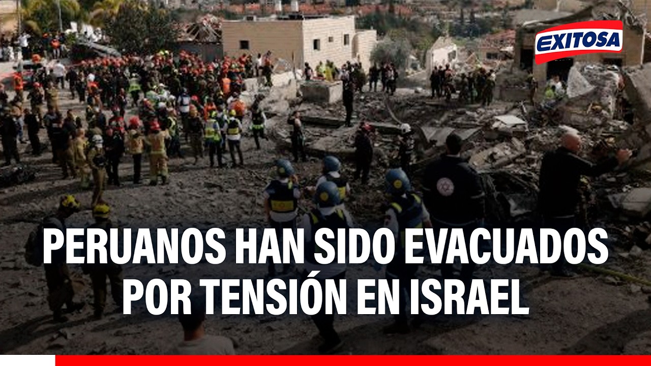 🔴🔵 Tensión en el Medio Oriente: Más de 10 peruanos fueron evacuados en Jerusalén, afirma embajador