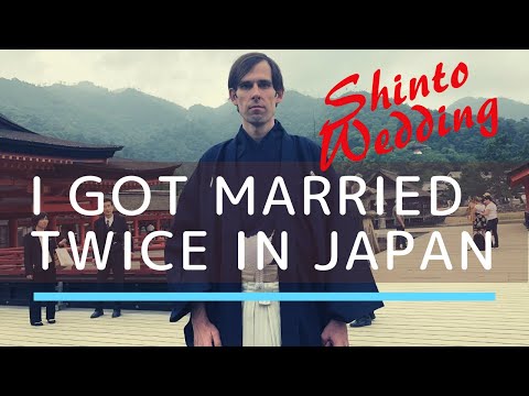 I got married twice in Japan. Two Shinto Weddings! #3
