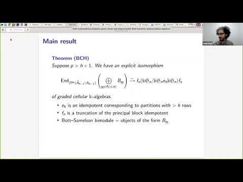Path isomorphisms between quiver Hecke and diagrammatic Bott-Samelson endomorphism... - Amit Hazi