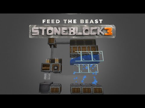 Minecraft FTB Stoneblock 3 #4 Create Mixer, Presse und Rohstoffe waschen