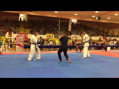 Araslan Dzhafarov European Open Szolnok Cup 2018  Первый бой киокусинкай