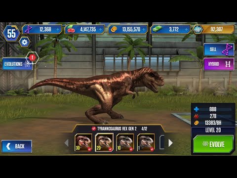 TYRANNOSAURUS REX GEN 2 - JURASSIC WORLD THE GAME