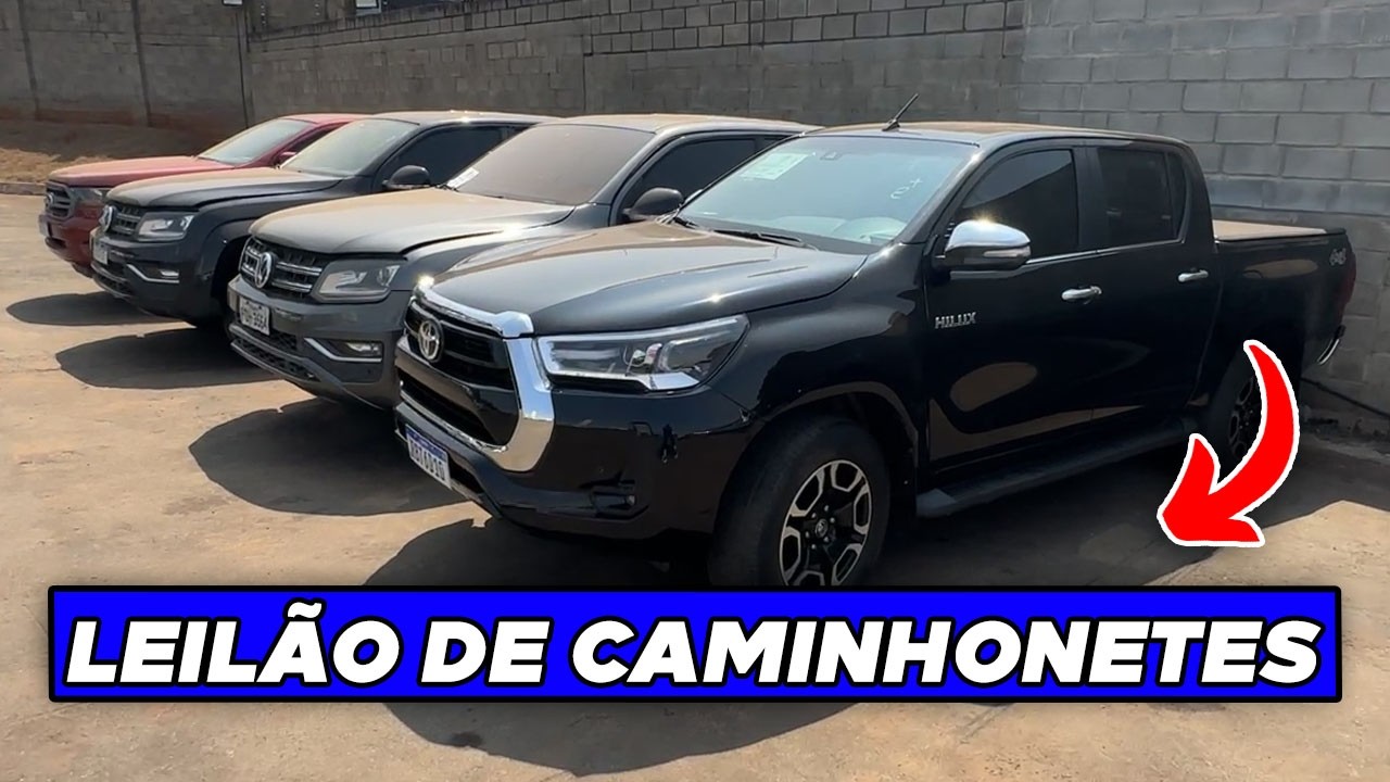 MAIOR LEILÃO DE CAMINHONETES E PICAPES BARATAS DE FINANCEIRA