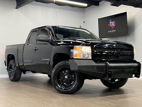 2012 CHEVROLET SILVERADO 1500 LT 4X4 4WD 4D 5.3L FLEX FUEL V8 CUSTOM PICKUP TRUCK - FOR SALE