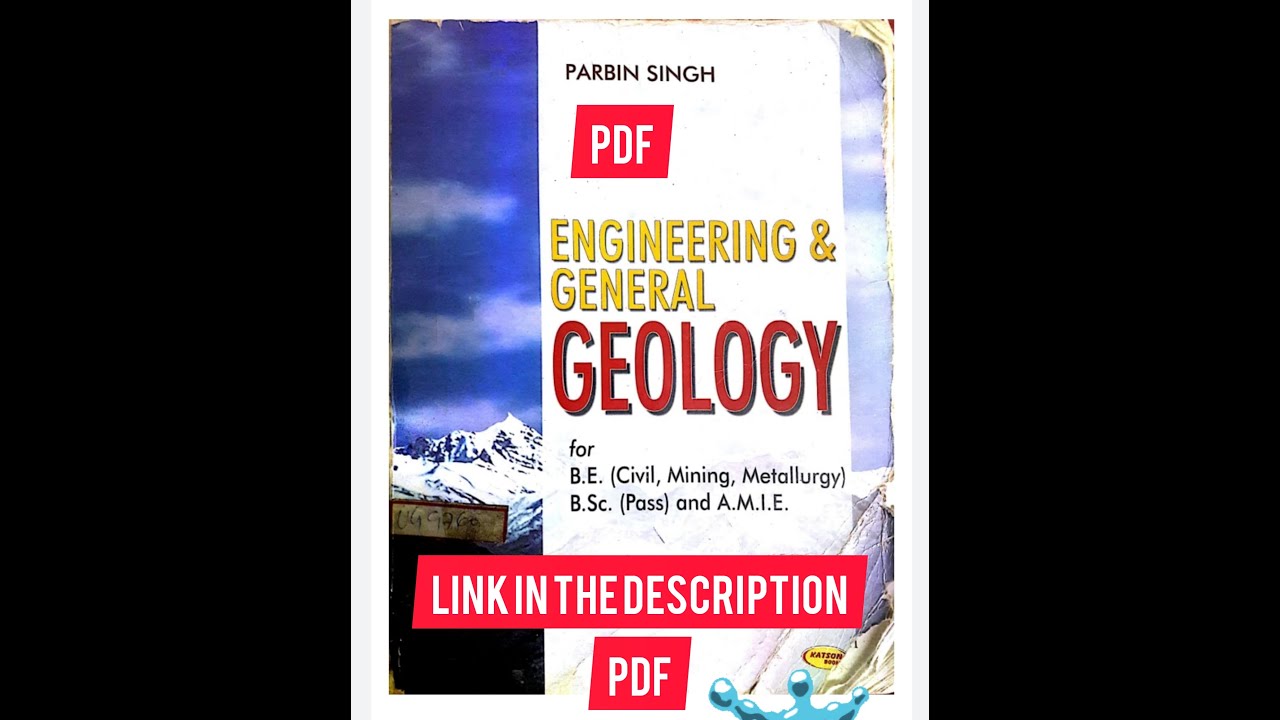 Engineering Geology by Parbin Singh PDF