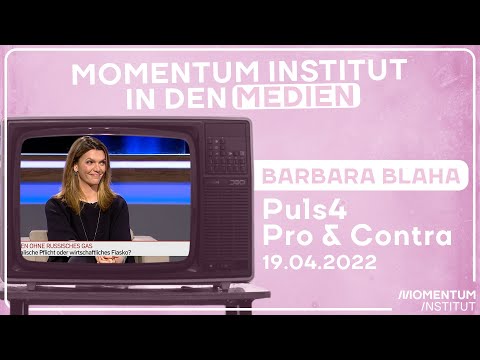Wieso wir abhängig von russischem Gas sind | Barbara Blaha bei Puls4-"Pro und Contra"
