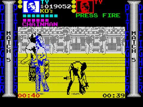 ZX Spectrum Longplay [201] Pit Fighter (EU)