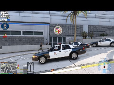 GTA V - LSPDFR 0.4.9🚔 - LSPD/LAPD - K9 Unit - Robbery in Progress | Manslaughter Investigation - 4K