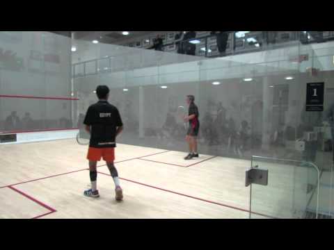 11- K Ibrahim [EGY] v J Hollings [CAN] US Jr Open 2014 Squash Round of 64