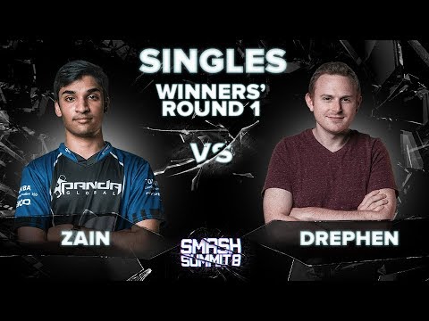 Zain vs Drephen - Melee Singles: Winners' Round 1 - Smash Summit 8 | Marth vs Fox