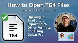 How to Open TG4 Files (TuxGuitar 4 Tablature)
