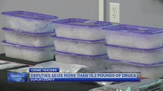 2 arrested after 18 pounds of meth seized in Duplin County