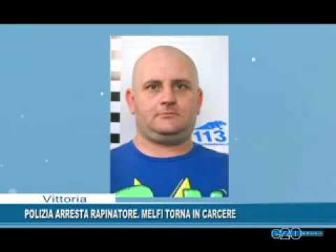 POLIZIA ARRESTA RAPINATORE. MELFI TORNA IN CARCERE
