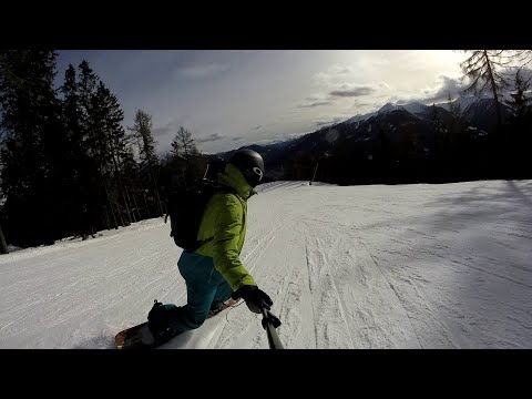 Snowboarding Rosskopf Monte Cavallo / Ladurns