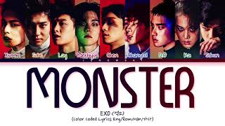 EXO (엑소) - &#39;Monster&#39; (Color Coded Eng/Rom/Han/가사)