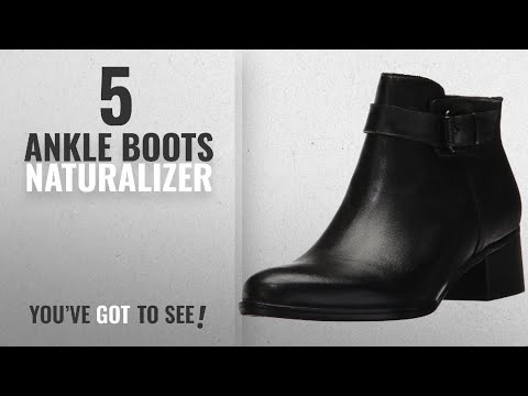 Top 5 Ankle Boots Naturalizer [2018]: Naturalizer Women's Dora Ankle Bootie, Black, 7.5 M US