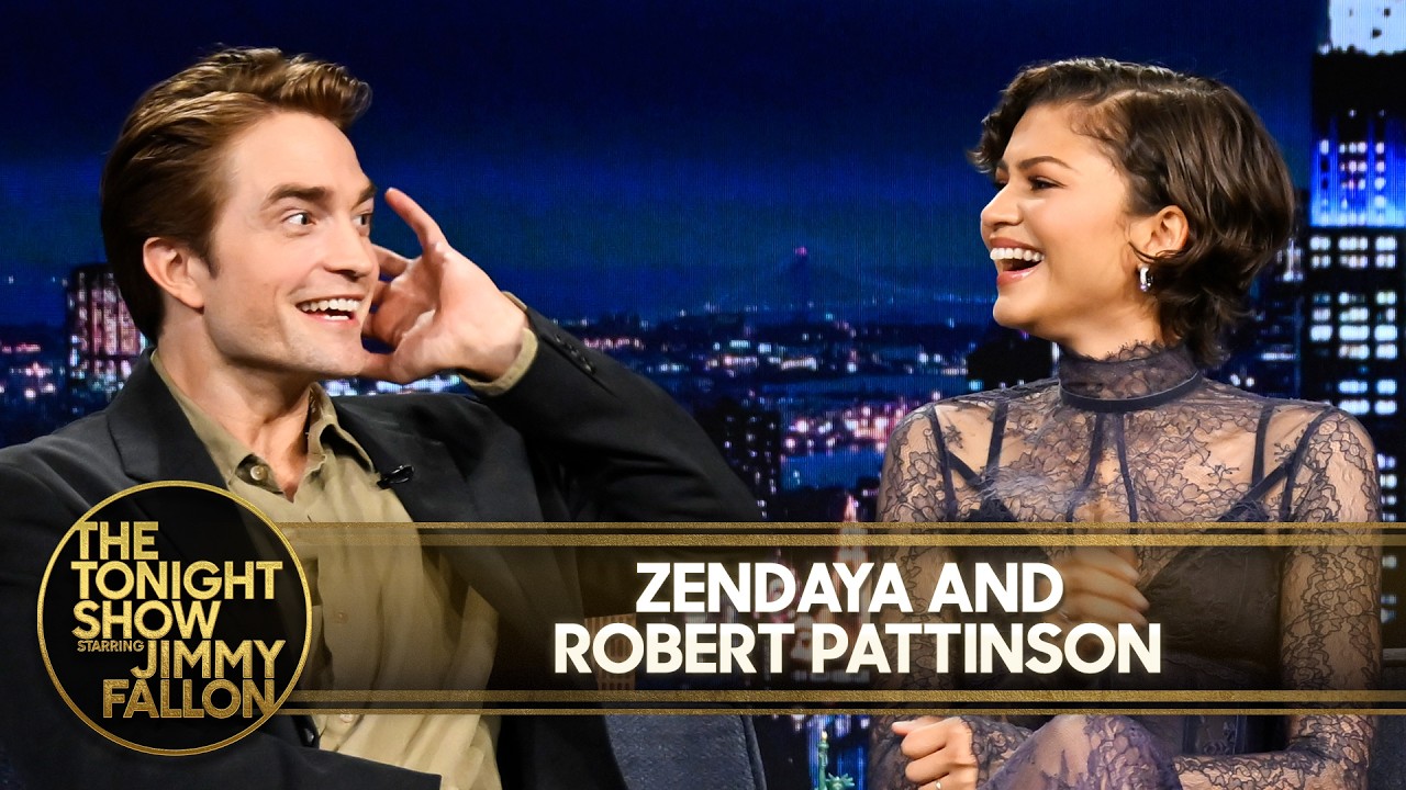 Zendaya & Robert Pattinson Have Conflicting Stories of Meeting, Talk The Drama, Spider-Man & Batman - YouTube