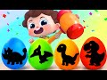 T Rex Roar Dino Surprise Eggs Dinosaur Song Nursery Rhymes Kids Songs BabyBus