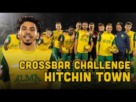 Hitchin Town attempt the FAMOUS Soccer AM Crossbar Challenge