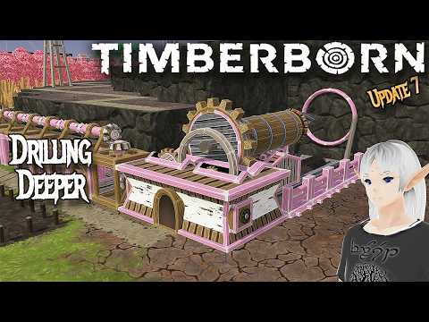 Drilling for Coal and Boosting Power – Timberborn Update 7 – Whitepaws Mod [E17]