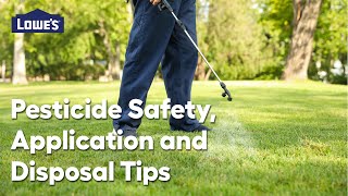 Pesticide Safety, Application & Disposal Tips: Video Guide