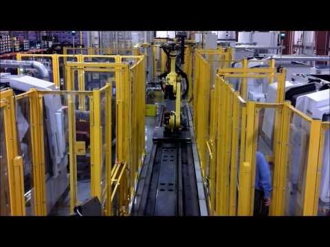 Acieta robotic machining line