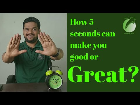 How 5 second is the real difference between good and great? |Offline Therapy|