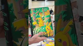 Juniper tattoo painted the most beautiful binders for me to give away! #pokemon #bearddadsgoatedchat
