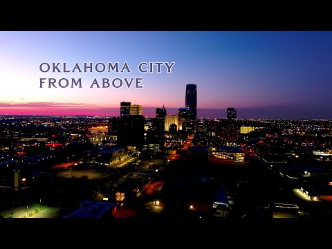 Oklahoma City From Above - 4K Aerial Drone Video