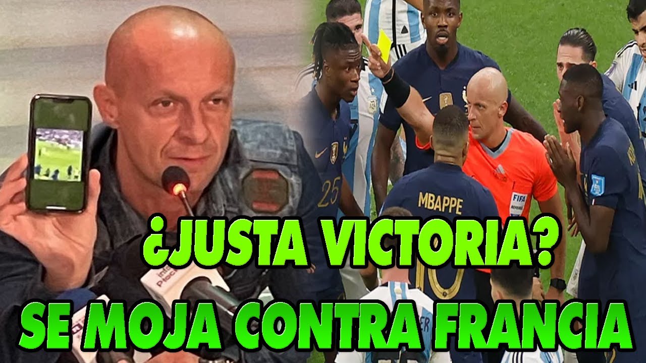 💥 EL ÁRBITRO de la FINAL MUNDIAL QATAR ARREMETE CONTRA FRANCIA TRAS POLÉMICA VICTORIA ARGENTINA