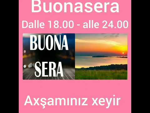 Buongiorno  Good morning  Buonasera Good evening - Farah 🎵 canzone per bambini.
