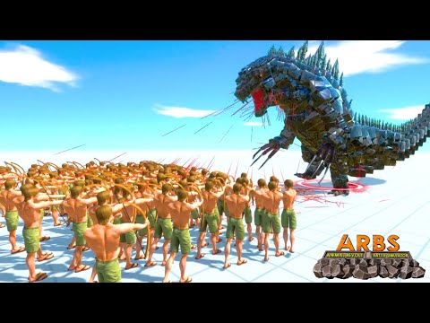やりたい放題の戦いを実現できる面白い神ゲー『 Animal Revolt Battle Simulator 』