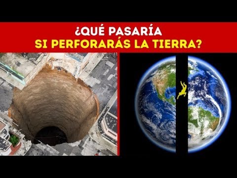 ¿Qué pasaría si perforas un agujero a través de la Tierra y saltas dentro de él?