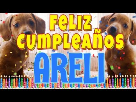 ¡Feliz cumpleaños Areli! (Perros hablando gracioso) ¡Muchas felicidades Areli!